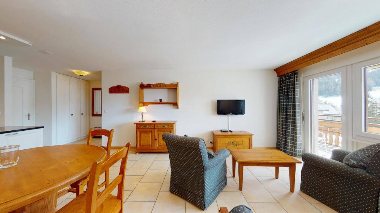 Gonenstein Residence In Leukerbad, Entire Apartment/Studio With Balcony Dış mekan fotoğraf