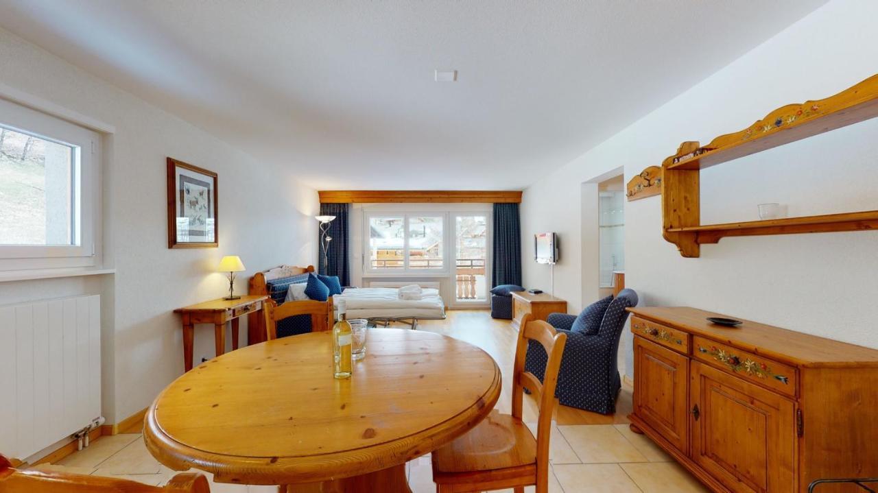 Gonenstein Residence In Leukerbad, Entire Apartment/Studio With Balcony Dış mekan fotoğraf