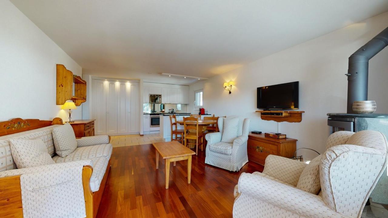Gonenstein Residence In Leukerbad, Entire Apartment/Studio With Balcony Dış mekan fotoğraf